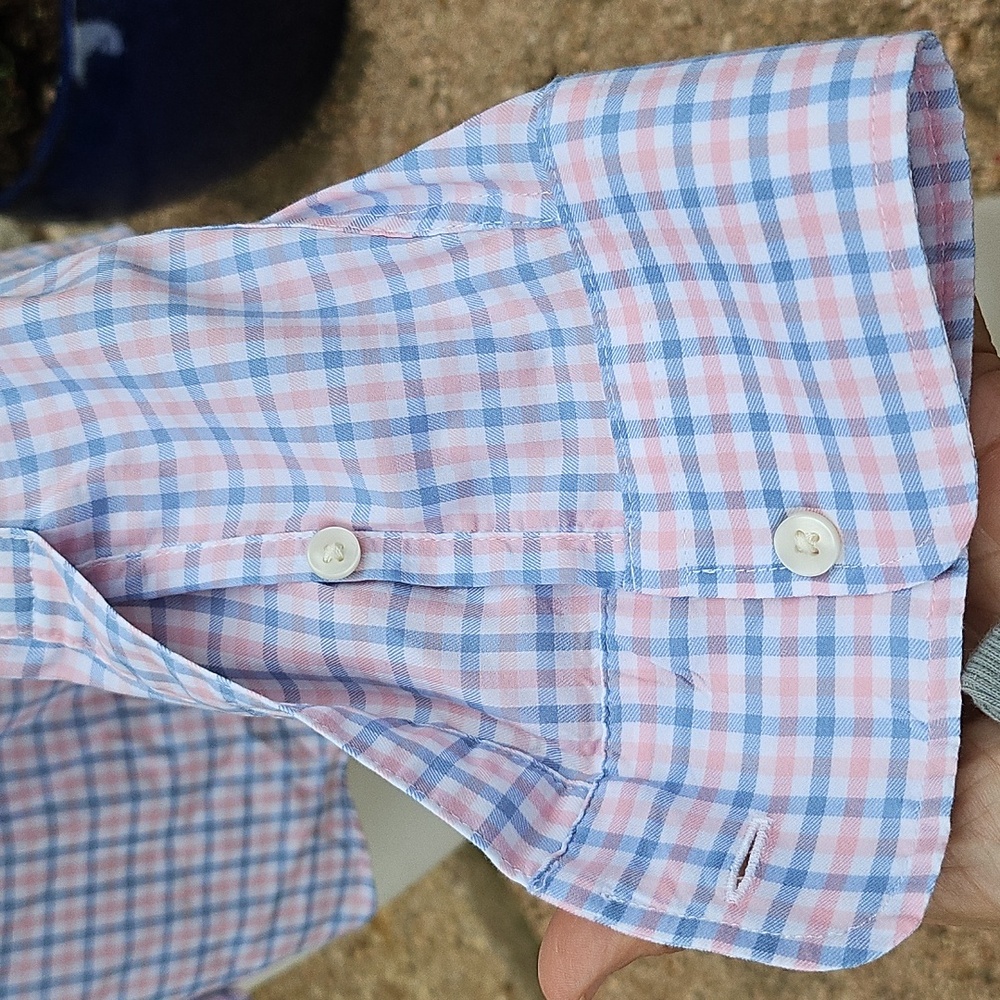 Faherty Brand Button Down Supima Cotton Plaid Shi… - image 5